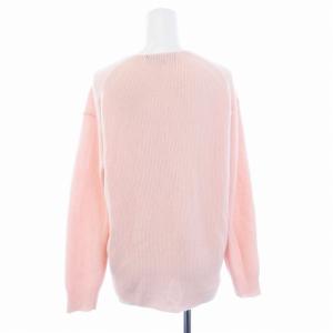 23区 23AW ニット セーター 長袖 カットソー Vネック カシミヤ混 38 M ピンク