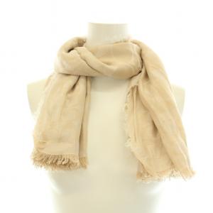 COACH シグネチャーオーバーサイズドスクエアスカーフ ストール フリンジ ベージュ CB683