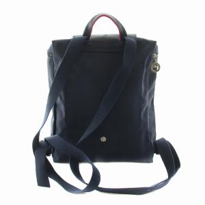 Longchamp ルプリアージュ LEPLIAGE リュックサック デイバッグ ナイロン 保存袋付き 紺 ネイビー