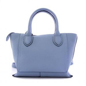 Longchamp メールボックス 2WAY ハンドバッグ ショルダーバッグ ライトブルー