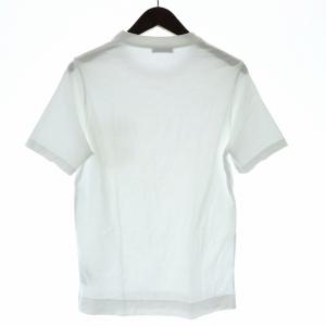 BEAMS F FEDELI Tシャツ カットソー クルーネック 半袖 無地 44 S 白 ホワイト /BB