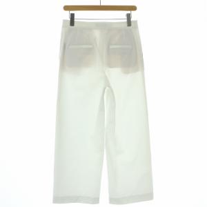 TOMORROWLAND collection 24SS ドライツイルセミワイドパンツ スラックス ジップフライ ストレッチ 麻 リネン混 無地 36