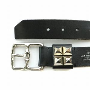 JAM HOME MADE ベルト ハトメ レザー スタッズ 黒 ブラック