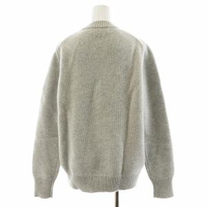 STUDIO NICHOLSON FIVE GAUGE CREW NECK ニット セーター 長袖 ウール S グレー SN-999 /AN31
