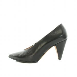 PELLICO パンプス ポインテッドトゥ ハイヒール レザー ビブラムソール 34.5 21.5cm 黒 ブラック /YT