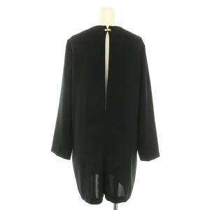 MUSE de Deuxieme Classe 16SS ショート丈オールインワン 長袖 バックシャン 黒 ブラック /YT