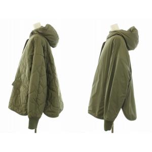 Deuxieme Classe CALUX フード付きキルティングジャケット