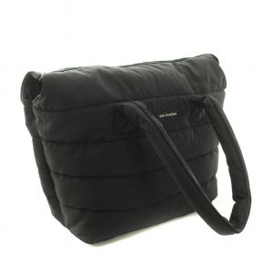 marimekko ミッラ MILLA パディッドバッグズ Pudded Bags トートバッグ ハンドバッグ 中綿 ナイロン 黒 ブラック