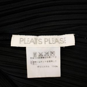 PLEATS PLEASE ISSEY MIYAKE イッセイミヤケ PP33-J0185 カーディガン プリーツ 長袖 3 黒 ブラック /G