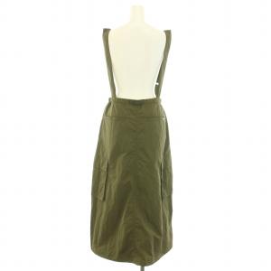 GRAMiCCi ビーミング バイ ビームス B:MING by BEAMS別注 ジャンバースカート イージー ロング ベルト M カーキ