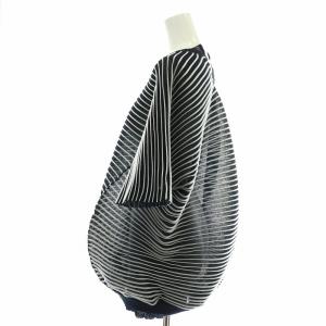 JUNYA WATANABE コムデギャルソン AD2018 ニット カットソー クルーネック 半袖 ボーダー プリーツ ラグランスリーブ