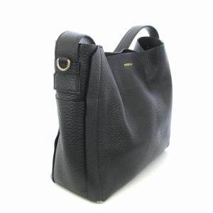 FURLA カプリッチョ トートバッグ ショルダーバッグ レザー 黒 ブラック