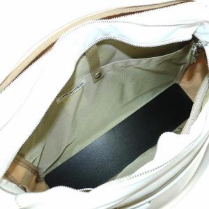 COMME des GARCONS トートバッグ ハンド レザー 白 ホワイト