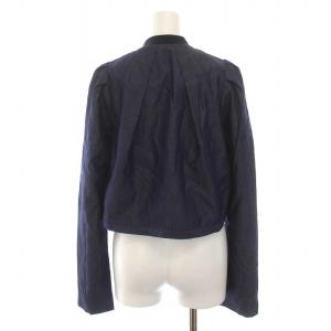 CELFORD 24SS バリエーションショートMA-1 ジャケット デニム ジップアップ アウター 38 M 紺 ネイビー