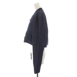 CELFORD 24SS バリエーションショートMA-1 ジャケット デニム ジップアップ アウター 38 M 紺 ネイビー