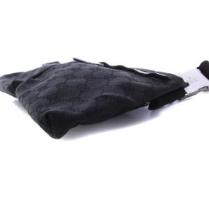 GUCCI GGキャンバス ウエストバッグ ブラック 28566