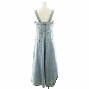 DIESEL DE-FYONA デニムワンピース サロペット ロング丈 M 水色 ライトブルー /AN11