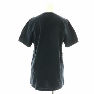 Maison Kitsuné フォックスヘッド Tシャツ カットソー 半袖 クルーネック ロゴ刺繍 S チャコールグレー /NW25