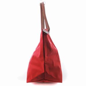 Longchamp ルージュ 折りたたみトートバッグ ハンドバッグ ナイロン 鞄 赤 レッド 2605 089 545