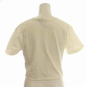 GUCCI Tシャツ 半袖 チェリー刺繍 カットソー カットオフ XS 白 オフホワイト