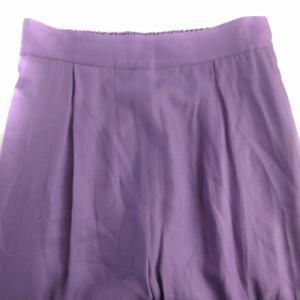 SAYAKA DAVIS ワイドパンツ イージー 裾ボタン 2 M 紫 パープル