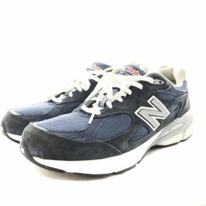 New Balance M990NB3 USA製 スニーカー US10 ネイビー
