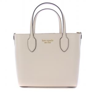 ブリーカー ミディアム クロスボディ トートバッグ レザー アイボリー KC925 /BM