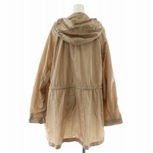 HERNO Globe パーカー ジャケット ブルゾン ロング ジップアップ 42 L ピンクベージュ