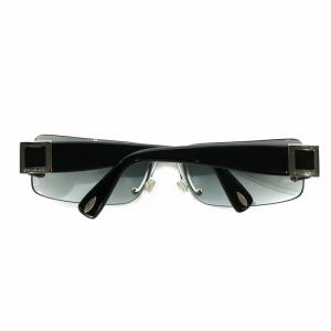 BVLGARI サングラス 眼鏡 スクエア リムレス 縁なし ツーポイント 6215 120 黒 ブラック