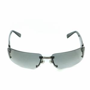 BVLGARI サングラス 眼鏡 スクエア リムレス 縁なし ツーポイント 6215 120 黒 ブラック