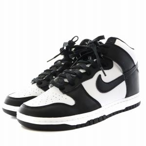 NIKE Dunk High Women's Black and White US8.5