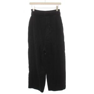 ENFOLD 24SS LINEN BELT WIDE TROUSERS リネン ベルト ワイドトラウザー パンツ 麻100％ 36 S