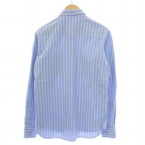 GUY ROVER ウエスタンシャツ 長袖 ストライプ柄 M 青 ブルー 白 ホワイト 24-11-0166-531