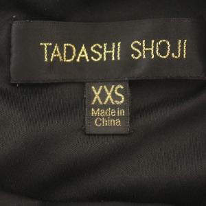 TADASHI SHOJI ノースリーブ ワンピース ひざ丈 タイト XXS 黒 ブラック /G