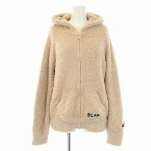 gelato pique クリスマス ジェラートベアJQD パーカー イージーパンツ ルームウェア 上下 2点セット F ベージュ