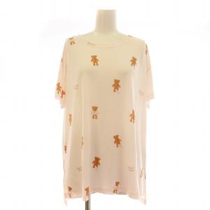 gelato pique セットアップ 上下 Tシャツ 半袖 ロングパンツ ベア柄 プリント ルームウェア パジャマ F ピンク PWCP204215