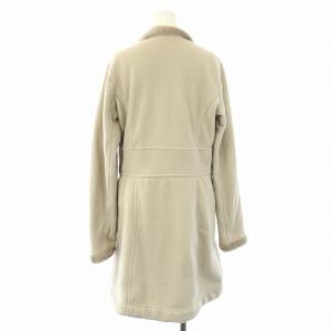 Patagonia フリースコート 裏ボア ジップアップ アウター ミドル丈 ロング M ベージュ 27302F8
