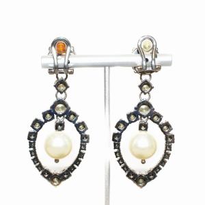 miumiu イヤリング フェイクパール ホワイト