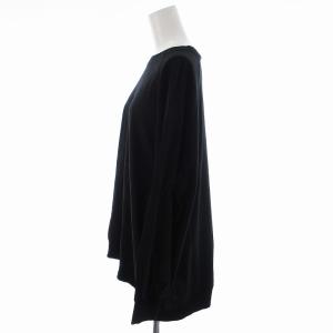 JOURNAL STANDARD LUXE 23SS ラスティックジャージークルーネックプルオーバー 長袖  黒 ブラック