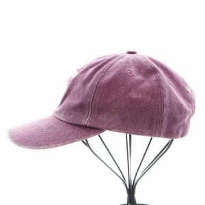 Supreme pigment canvas s logo 6-panel キャップ パープル