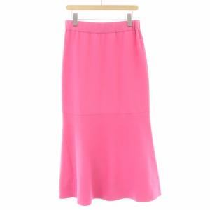 ADORE ドライストレッチスカート イージー タイト マキシ ロング ストレッチ ウエストゴム 38 M ピンク