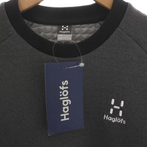 Haglofs パワーエア プルオーバー Power Air Pullover スウェット トレーナー クルーネック 長袖 S ダークグレー