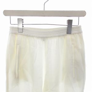 STELLA McCARTNEY イージーパンツ テーパードパンツ 裾ファスナー 36 XS 白 ホワイト