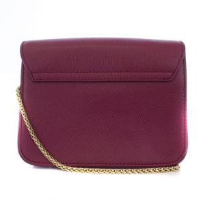 FURLA メトロポリス ショルダーバッグ チェーン レザー 紫 パープル