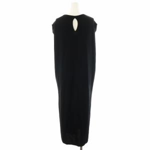 theory luxe 23SS Kensington Sley ニットワンピース ミモレ ロング ノースリーブ 38 M 黒