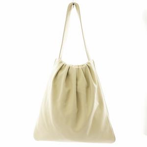 TODAYFUL 23AW エコレザーギャザーバッグ Ecoleather Gather Bag トートバッグ ショルダーバッグ クリーム色