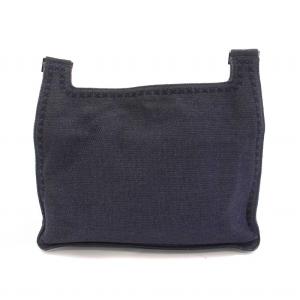 HUNTING WORLD ショルダーバッグ デニム レザー 紺 ネイビー