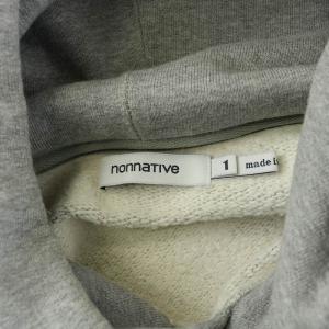 nonnative DWELLER HOODY COTTON SWEAT フーディーコットンスウェット プルオーバーパーカー 長袖 裏起毛 無地