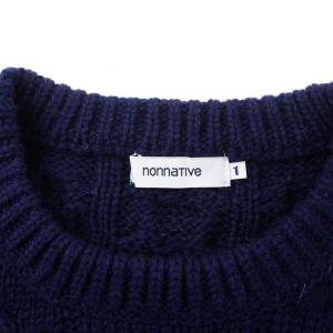 nonnative RANCHER SWEATER SHETLAND WOOL YARN ニット セーター 長袖 クルーネック ケーブル編み 1