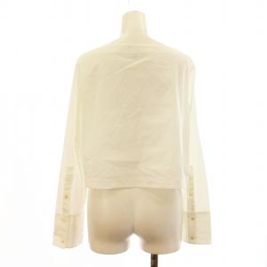 Theory 24SS COTTON SHIRTING BOAT NK VOL SH ブラウス プルオーバー 長袖 ボートネック